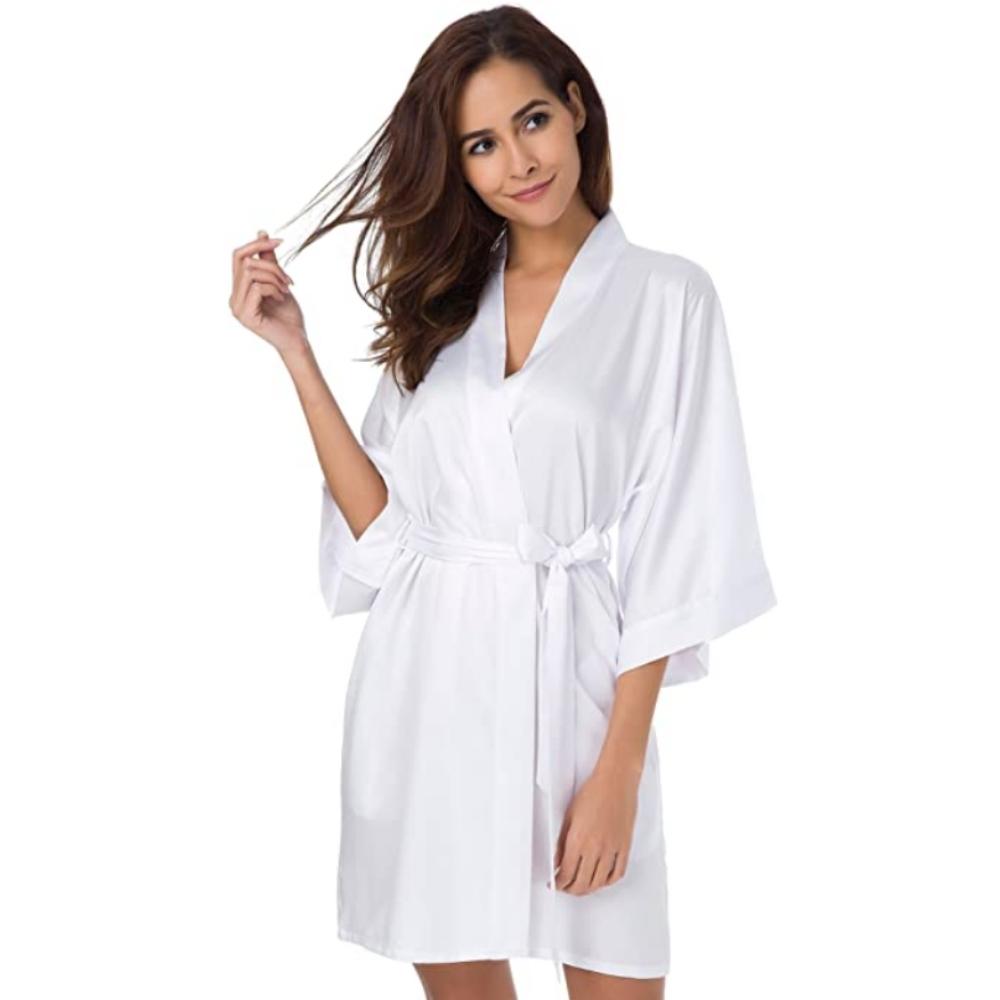 Women's Satin Bathrobe: image 3